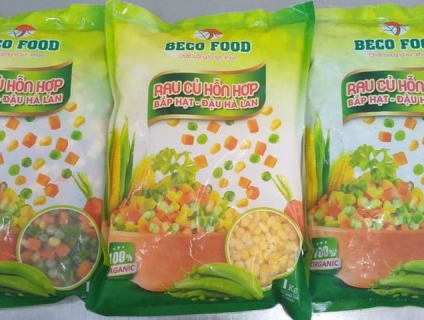 Beco Food cung cấp sỉ, bắp hạt, đạu hà lan và các loại rau củ quả...