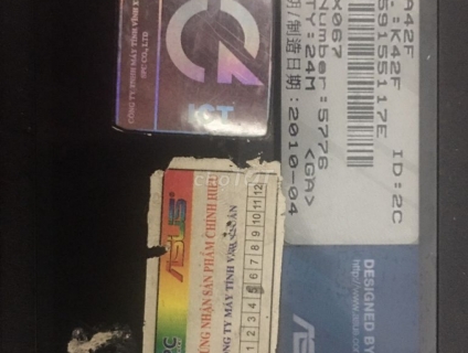 CẦN BÁN LAPTOP ASUS A42F