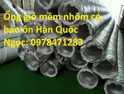 Nơi bán ống bạc (ống gió mềm nhôm) dẫn gió, thông gió , dẫn khí.