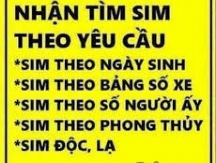 Sim đẹp giá rẻ tứ quý - tam hoa đẹp nhất cho anh em 2020