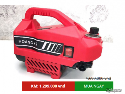 Máy bơm rửa xe Hoàng Ký H2 - 2400w - 105 Bar