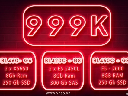 Cho thuê: máy chủ riêng dòng HP chỉ 999k/tháng tại VNSO