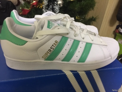 3 đôi Adidas Superstar hàng store full box tag new 100% thanh lý