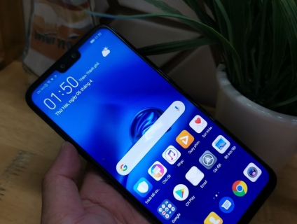 Huawei Y9 (2019) màu xanh Green, hàng cty TGDĐ new 98%! - Ram 4GB/64GB