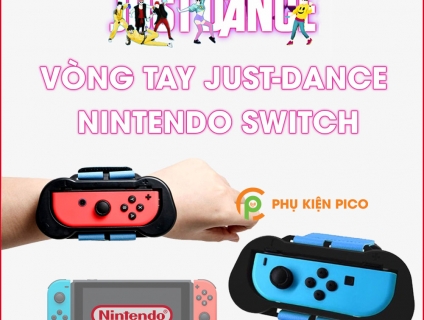 Vòng tay Justdance Nintendo Switch chính hãng JYS Gắn Joy-Con chơi gam