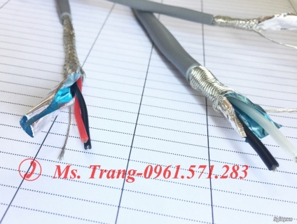 Dây cáp tín hiệu lõi vặn xoắn chống nhiễu 2 lớp Shield