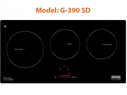 Bếp từ Giovani G - 390SD - Khóa an toàn trẻ em.