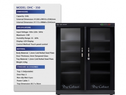 Thanh lý hàng trưng bày Tủ chống ẩm DHC 350 bao mới bao giá tốt