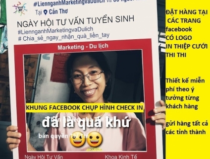 Khung Facebook Check In Sự Kiện Đám Cưới Quảng Cáo Thương hiệu Cần Thơ