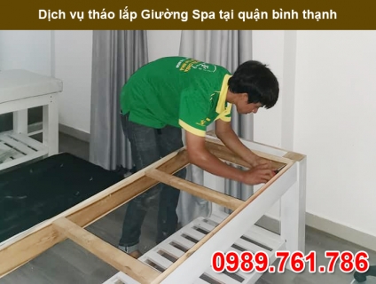Dịch vụ tháo lắp giường spa giá rẻ tại quận bình thạnh