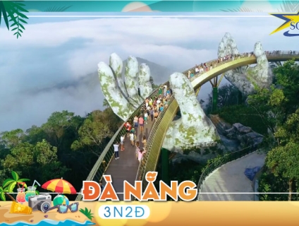 Tour Du Lịch Đà Nẵng – Bà Nà Hill - Cầu Vàng - 3N2Đ