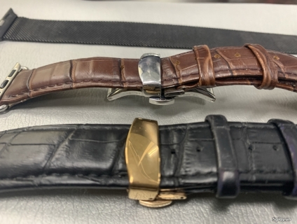 Thanh lý Dây da cá sấu Apple Watch 38/40 khóa bướm