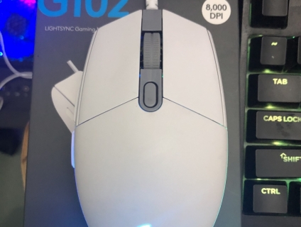 CHUỘT GAMING LOGITECH G102 LIGHTSYNC WHITE LED RGB