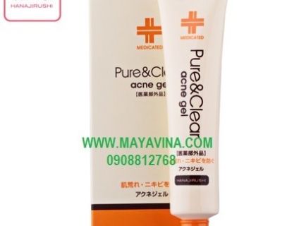 Kem Trị Mụn Hanajirushi Acne Gel Pure & Clear