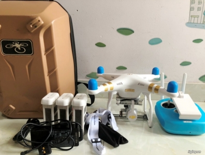 Flycam Phantom3 pro quay 4k, gimbal 3 trục, 3pin + nhiều đồ chơi