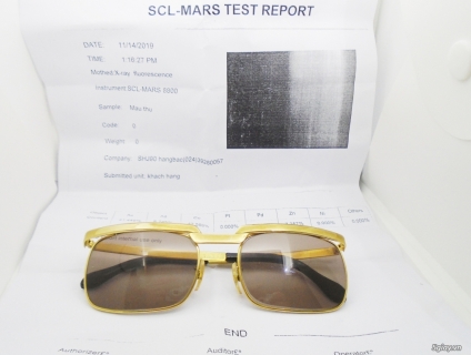 Kính solex chữ H bọc vàng năm 1958