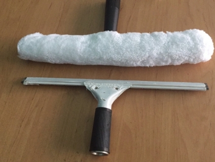 Bông thỏ chữ T lau kính