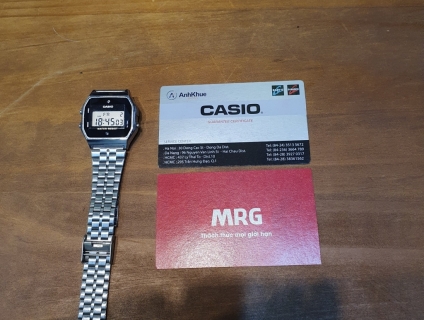 Đồng hồ CASIO A159WAD-1 chính hãng, gần như mới