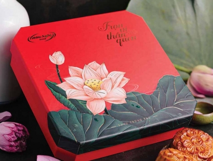 Thanh Nguyệt Phú Trúc - Bánh trung thu hữu nghị hộp 4 bánh hảo hạng.