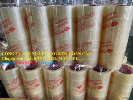 Băng keo trong, đục đóng thùng 48mm- 100y