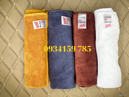 Khăn Lau Microfiber 3M Đa Năng Scotch 3M (Vàng, Xám Lông Chuột, Đỏ Đô)