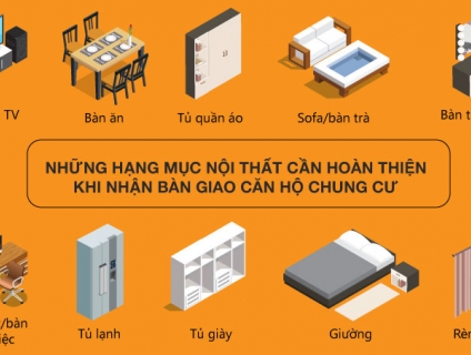 Khi Mua Chung Cư Cần Hoàn Thiện Những Hạng Mục Nội Thất Nào