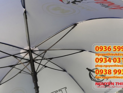 Cung cấp dù quảng cáo in lụa, cung cấp dù quảng cáo in kỹ thuật số,