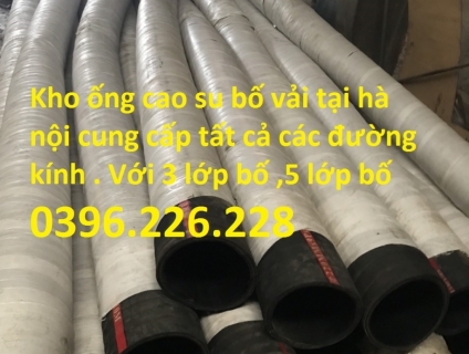Bán ống cao su bố vải phi 76, phi80, phi90, phi100 chịu áp lực 20bar