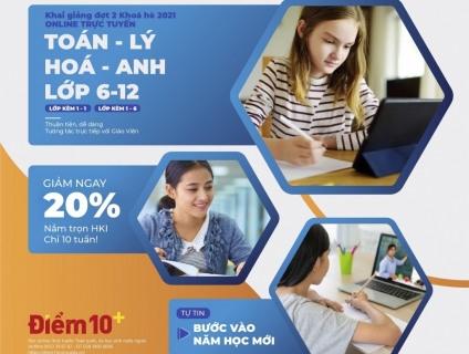 Học online Toán lớp 12