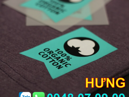 Nhãn ép quần áo chất lượng tốt