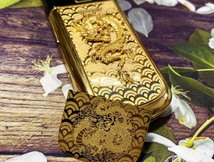 Miếng Dán Thay Da Nokia Mạ Vàng Các Mẫu Rồng