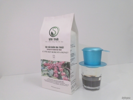 Cà phê sạch nguyên chất rang mộc Sinh Thái Pha Phin - Pha Máy