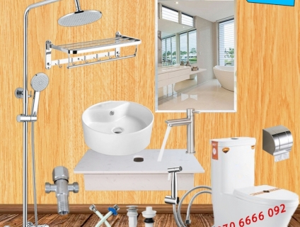 combo thiết bị nhà tắm tiết kiệm