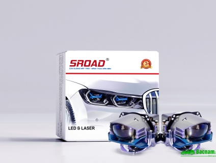Đèn Bi Laser Ô Tô SROAD V8