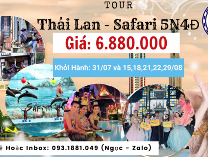 TOUR THÁI LAN 5N4Đ