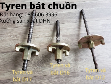 Báo giá tyren bát chuồn D12, D16 và D17 mới nhất 2022