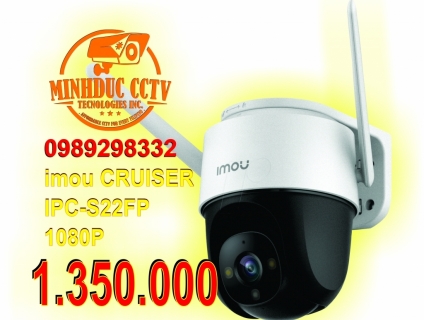 Camera IP Wifi PTZ 2MP IPC-S22FP-IMOU Cruiser