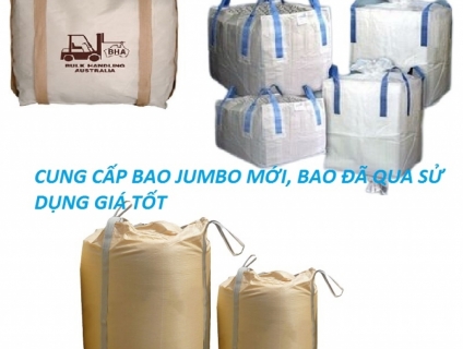 Bao jumbo 1 tấn, thanh lý bao jumbo 1 tấn đựng hàng