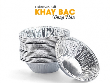 KHAY GIẤY BẠC NƯỚNG BÁNH TIỆN DỤNG
