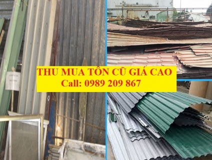 Thu mua tôn cũ giá cao