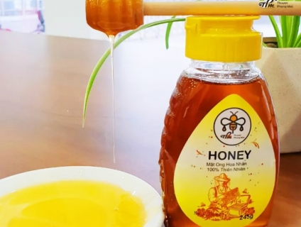 Mật ong hoa nhãn Thuyên Phong Mật 245g -Nguyên chất 100% từ thiên