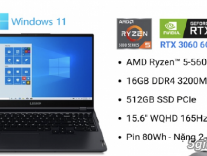 Laptop Gaming Lenovo Legion giảm giá cực sốc