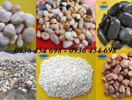 Sỏi nhân tạo thi công xây dựng