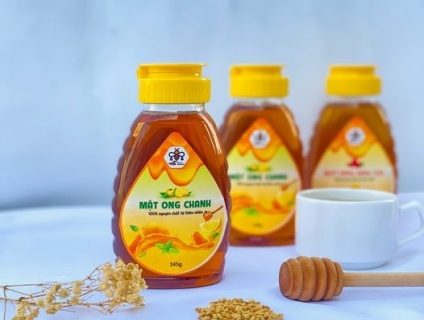 Mật ong hoa chanh Thuyên Phong Mật 245g -Nguyên chất 100% từ thiên