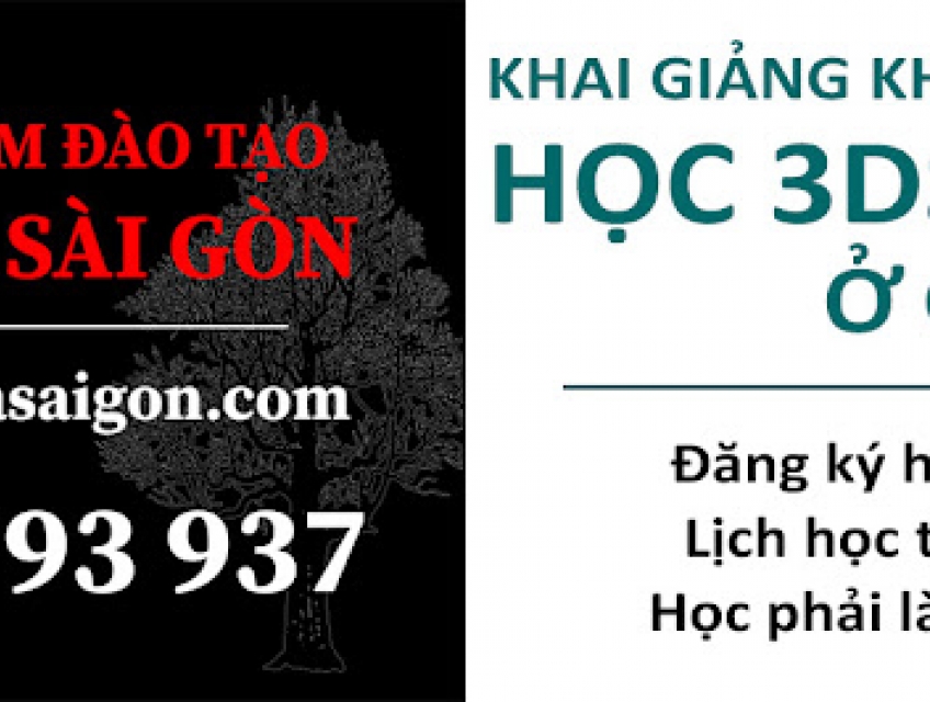 HỌC 3DSMAX Ở GÒ VẤP | KHÓA HỌC 3DSMAX TẠI GÒ VẤP | DẠY KÈM 3DMAX CẤP TỐC TẠI GÒ VẤP