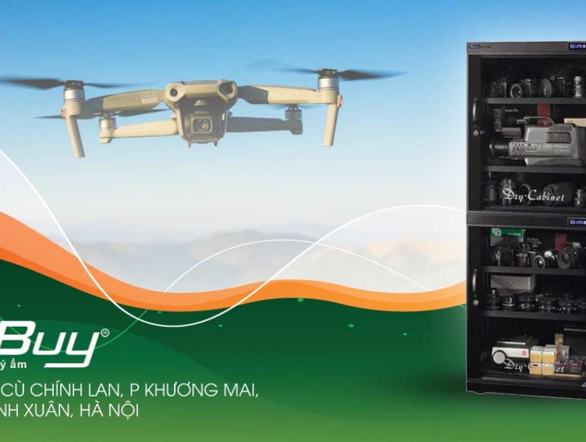 Sử dụng tủ chống ẩm bảo quản flycam khi ít sử dụng hoặc không sử dụng