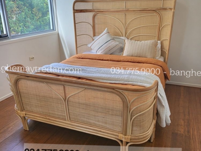 Giường mây tre đan cao cấp