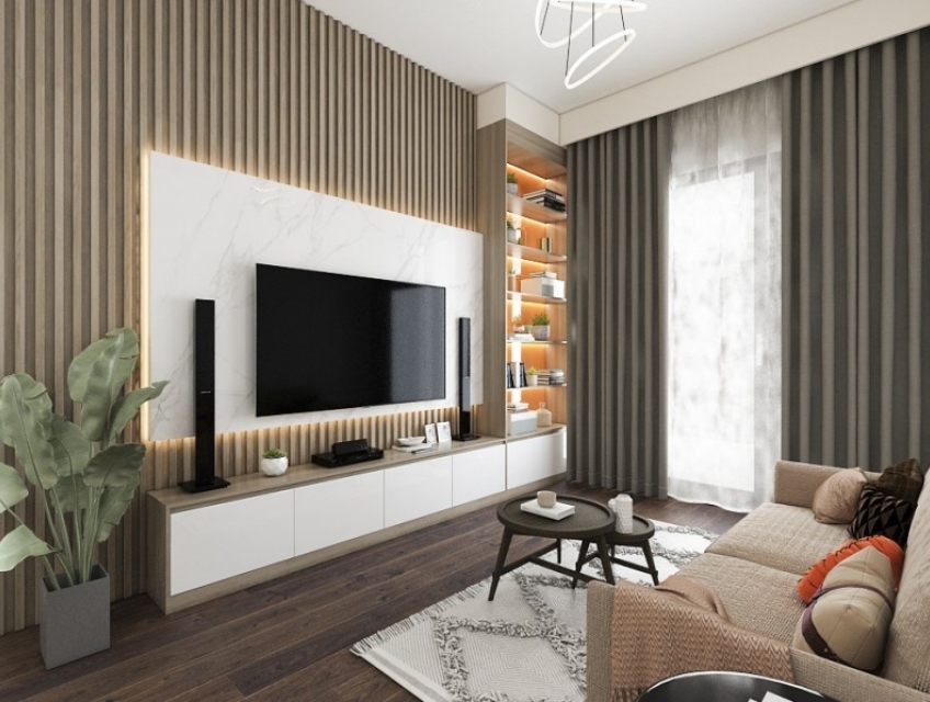 Chuyên nhận thiết kế, thi công căn hộ chung cư, nhà phố