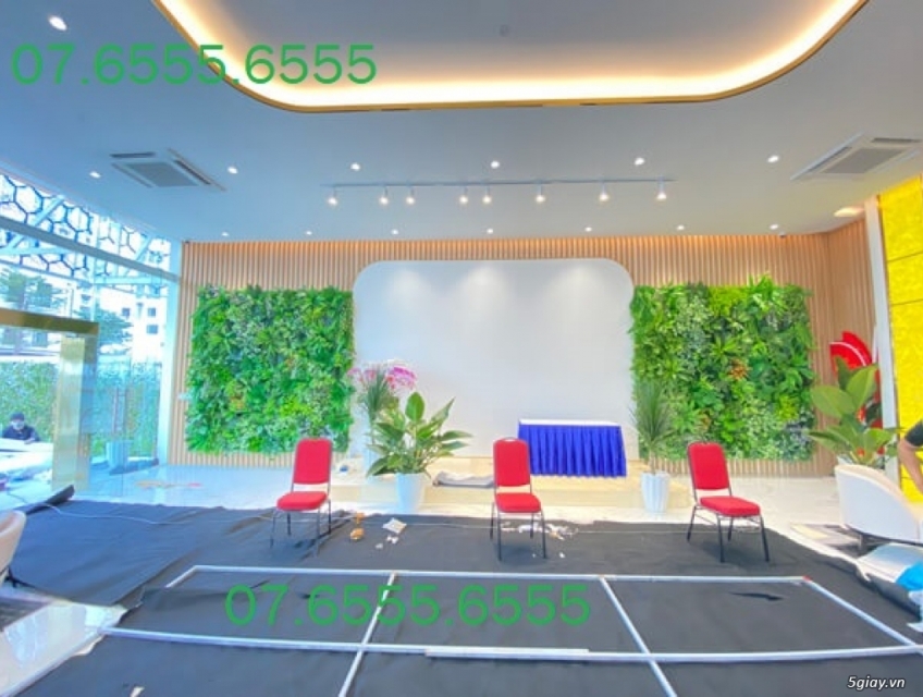 Thi Công Tường Cây Giả Đẹp Giá Rẻ