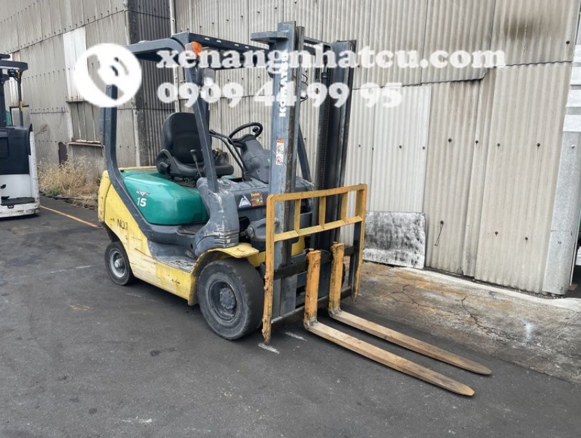 Xe Nâng Dầu 1.5 Tấn Komatsu FD15LC-20, Năm 2008, Động Cơ 4LB1